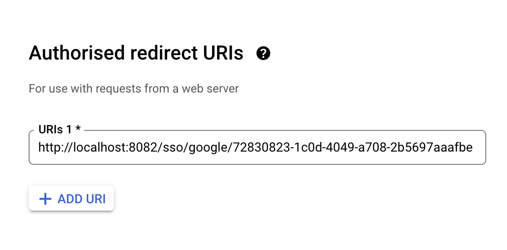 ToolJet - authorized redirect urls