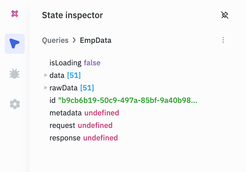 App Builder: Query Panel