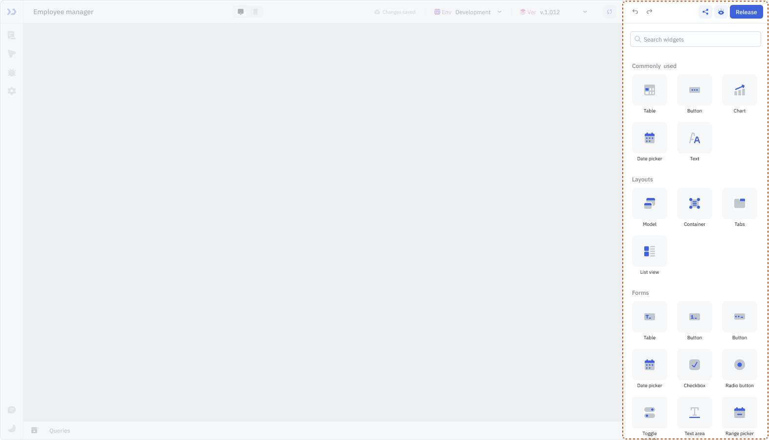 App Builder: Component library