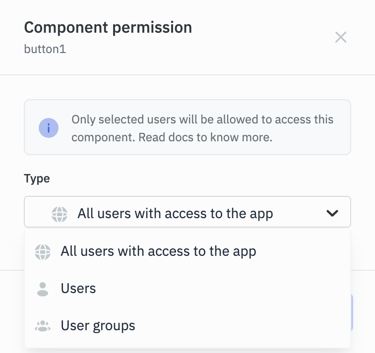App Builder: Component library