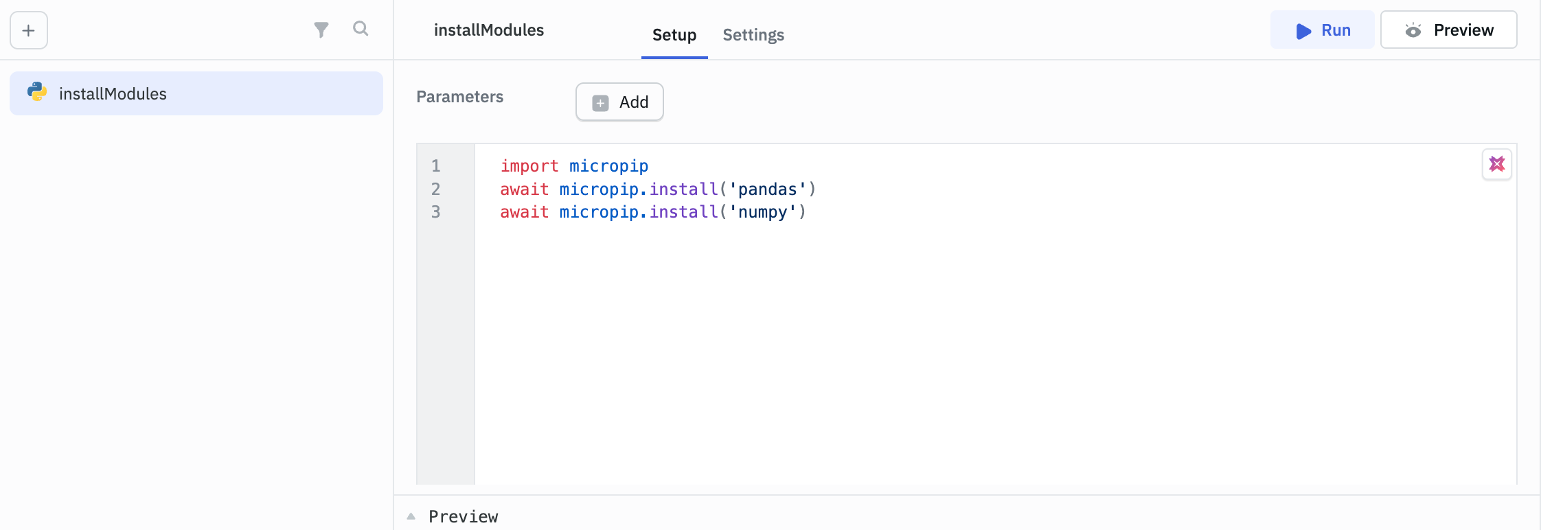 Installing py modules
