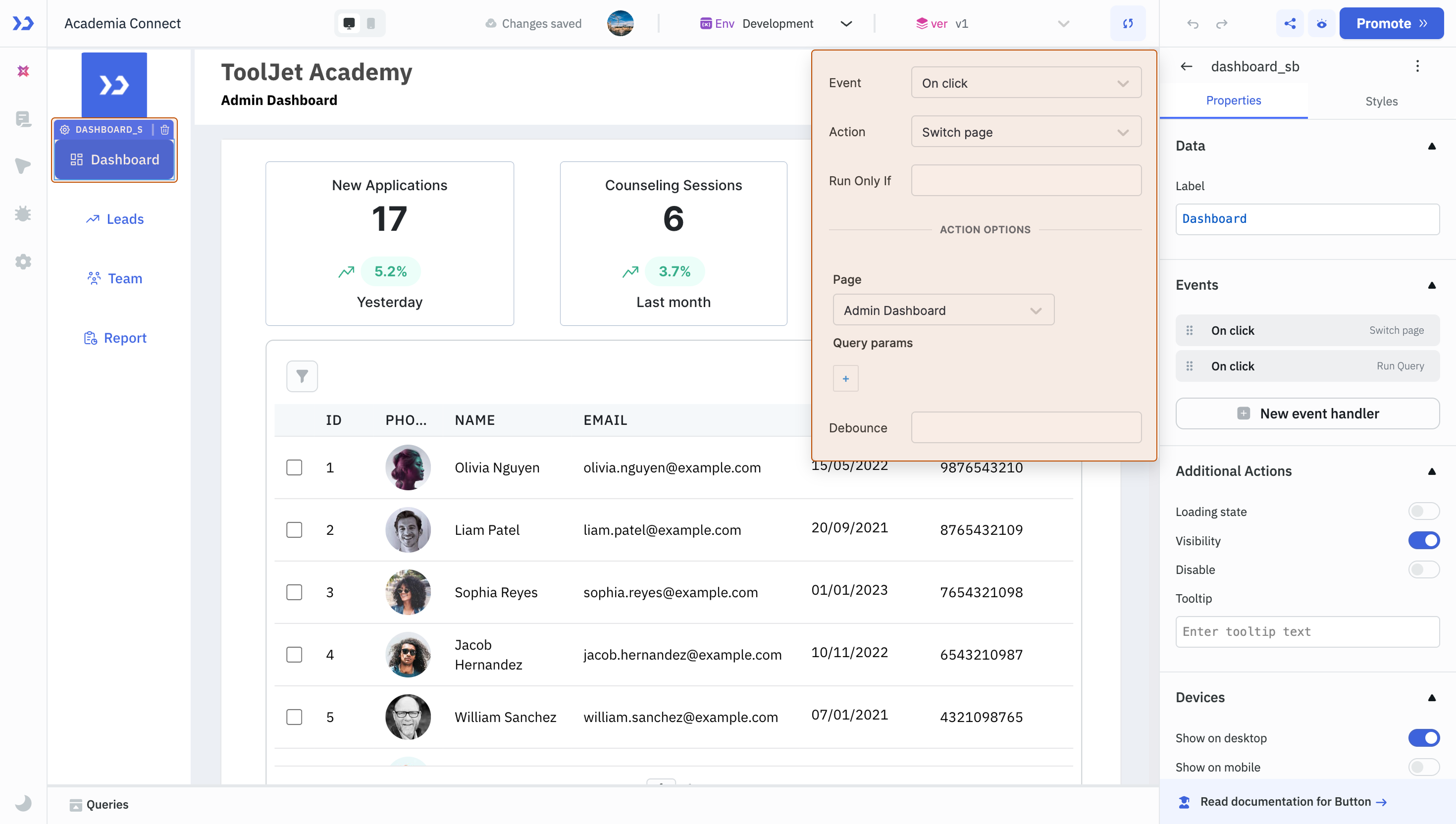 Events Architecture Diagram