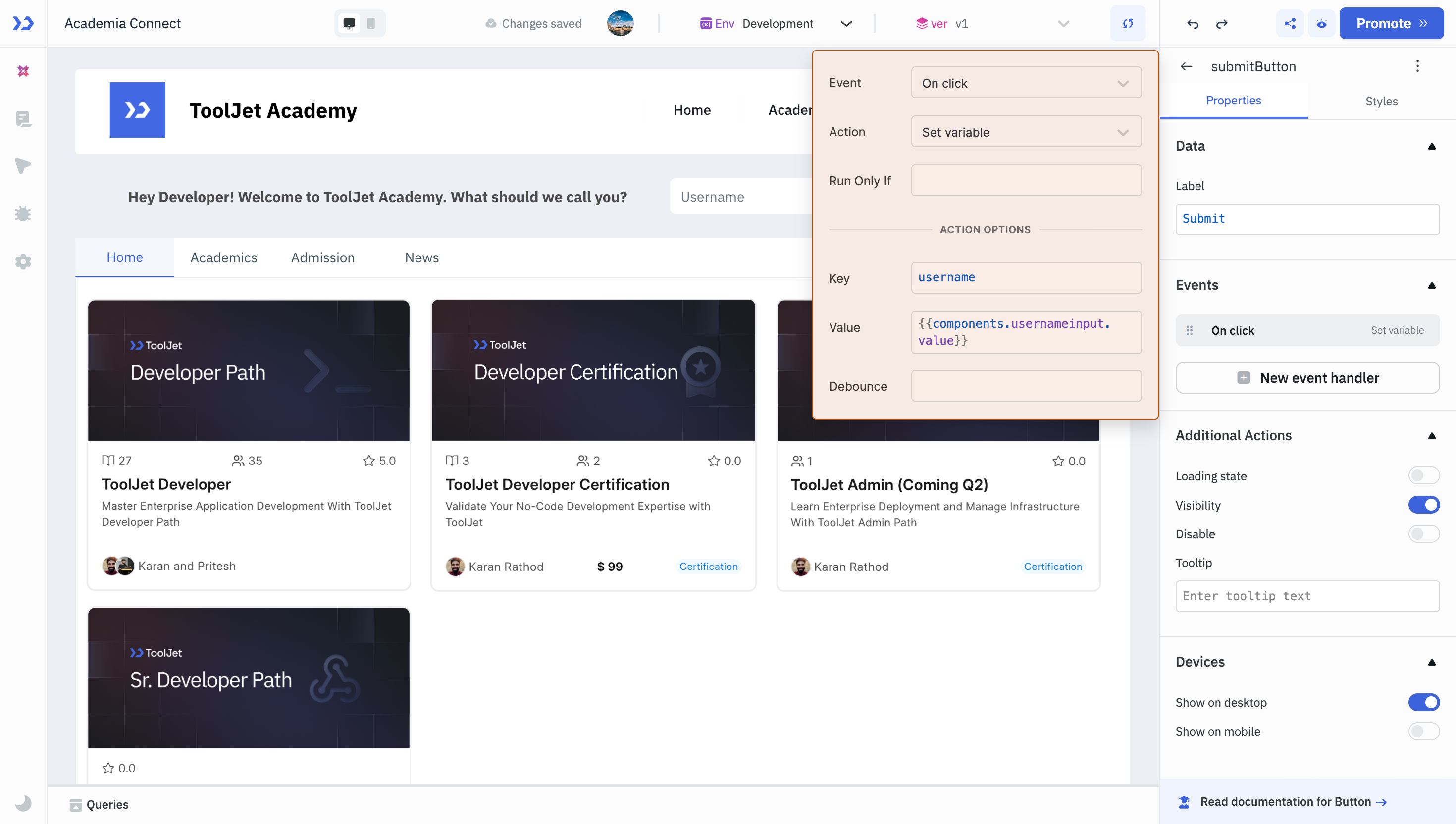 Events Architecture Diagram