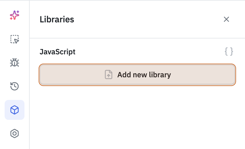 Click on Add Library Button