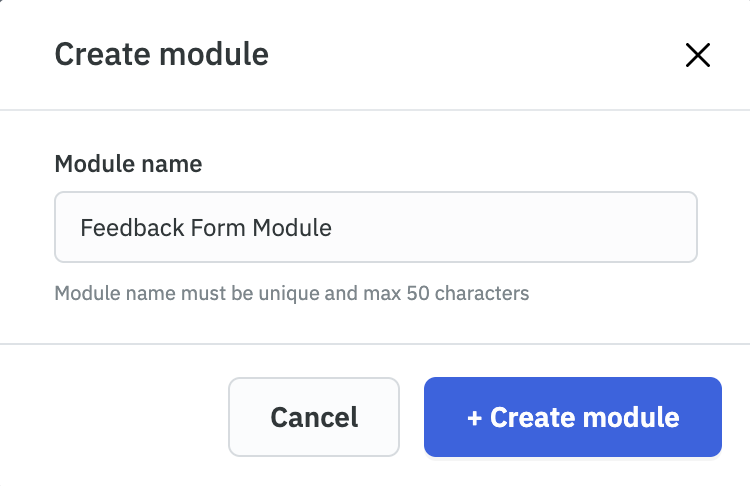 Create Module