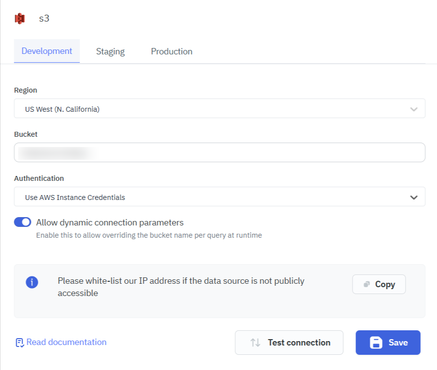 aws s3 Instance creds