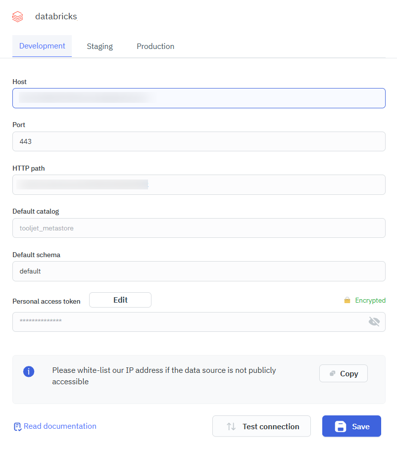 Databricks: Connection