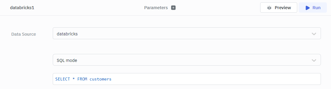 Databricks: Read Data Query