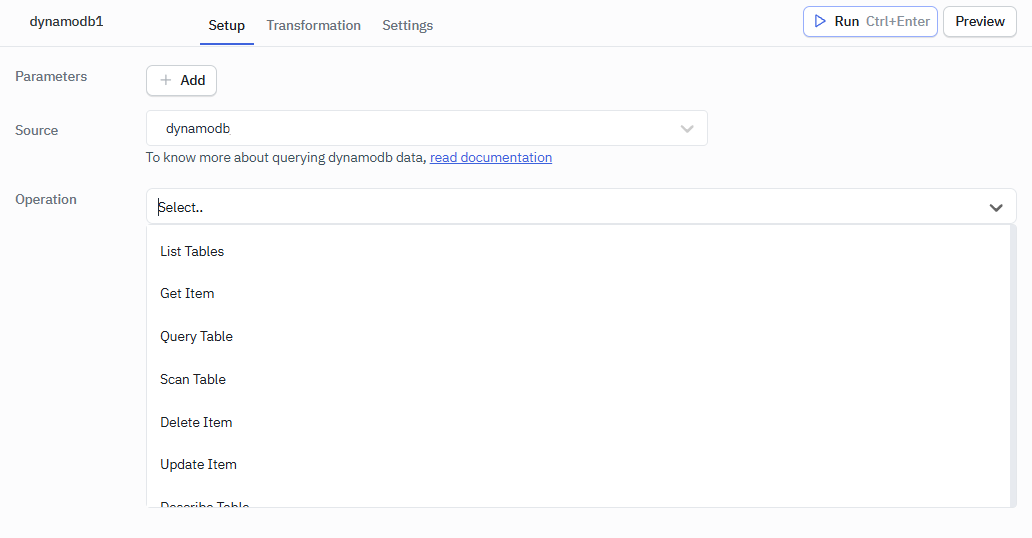 list query operations