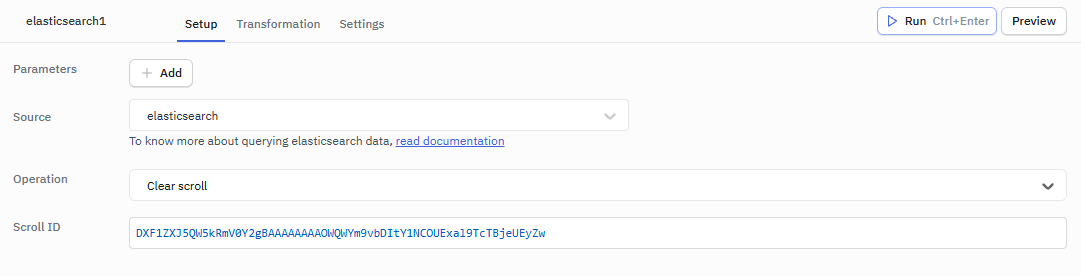 Elastic clear scroll