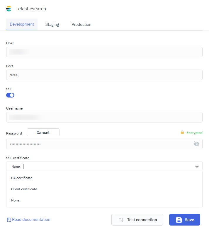 Elasticsearch Connection