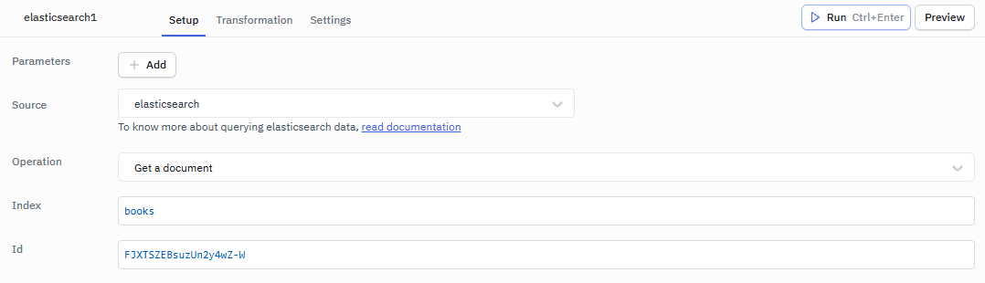 Elastic get document
