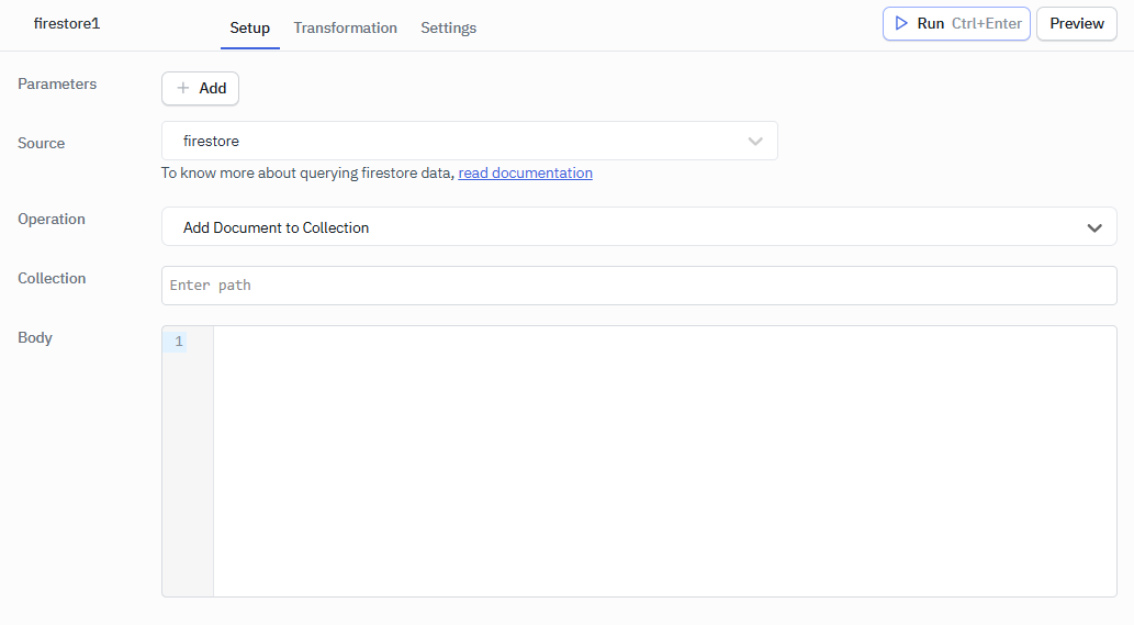 firestore add document
