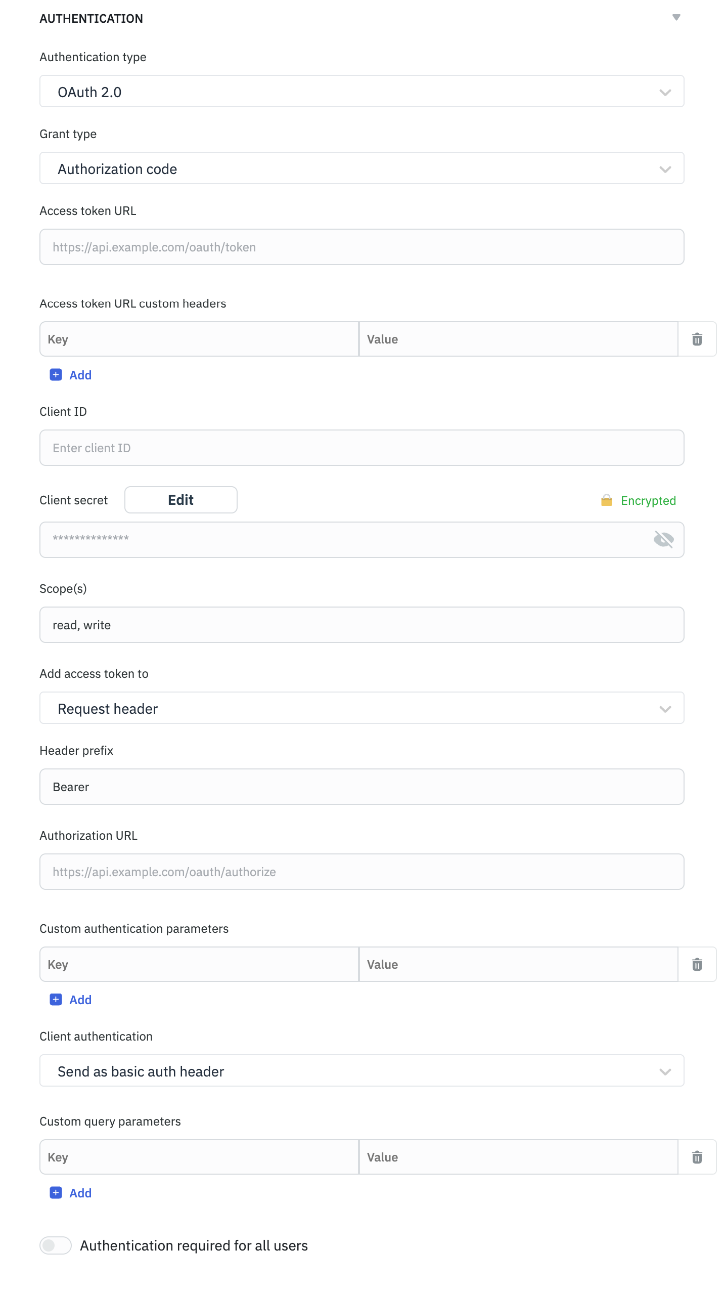 gRPC 2.0: connection configuration