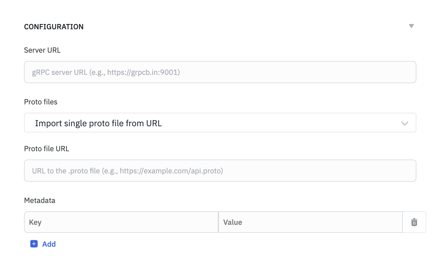 gRPC 2.0: connection configuration