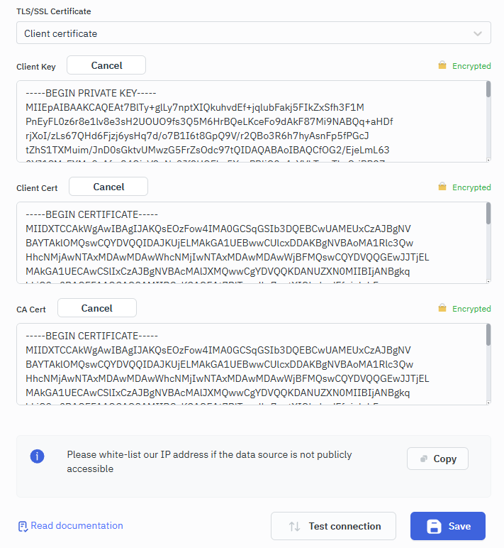 MongoDB - SSL Certificate