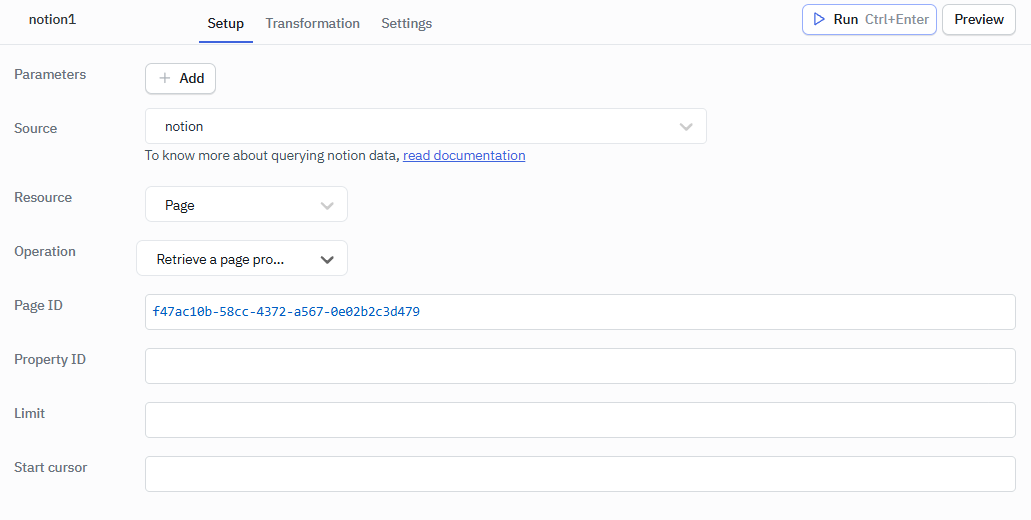 notion page retrieve page property