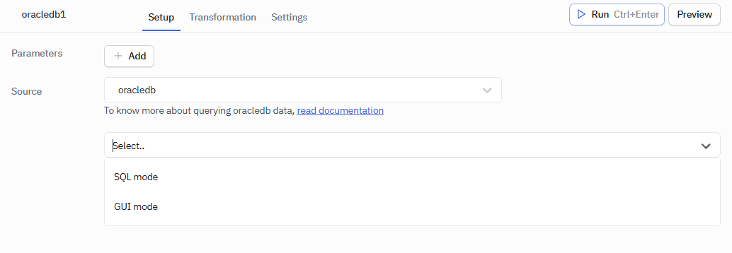 OracleDB supported operations