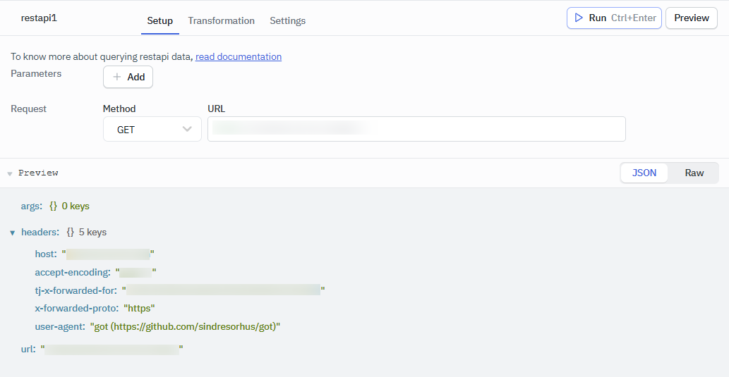 REST API - additional header querying
