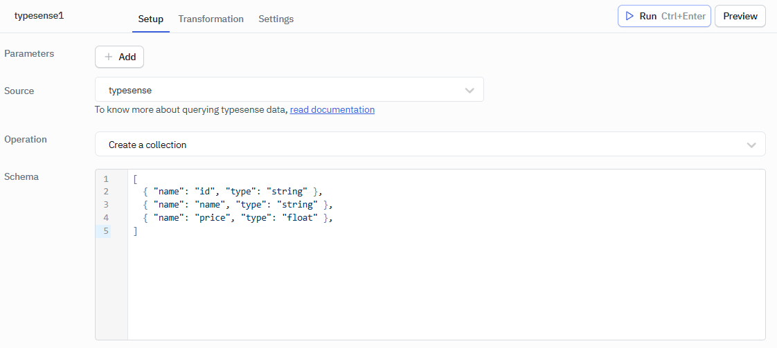 typesense collection