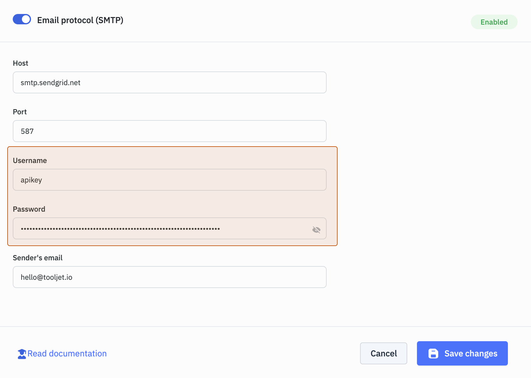 SMTP Configuration Without Environment Variables