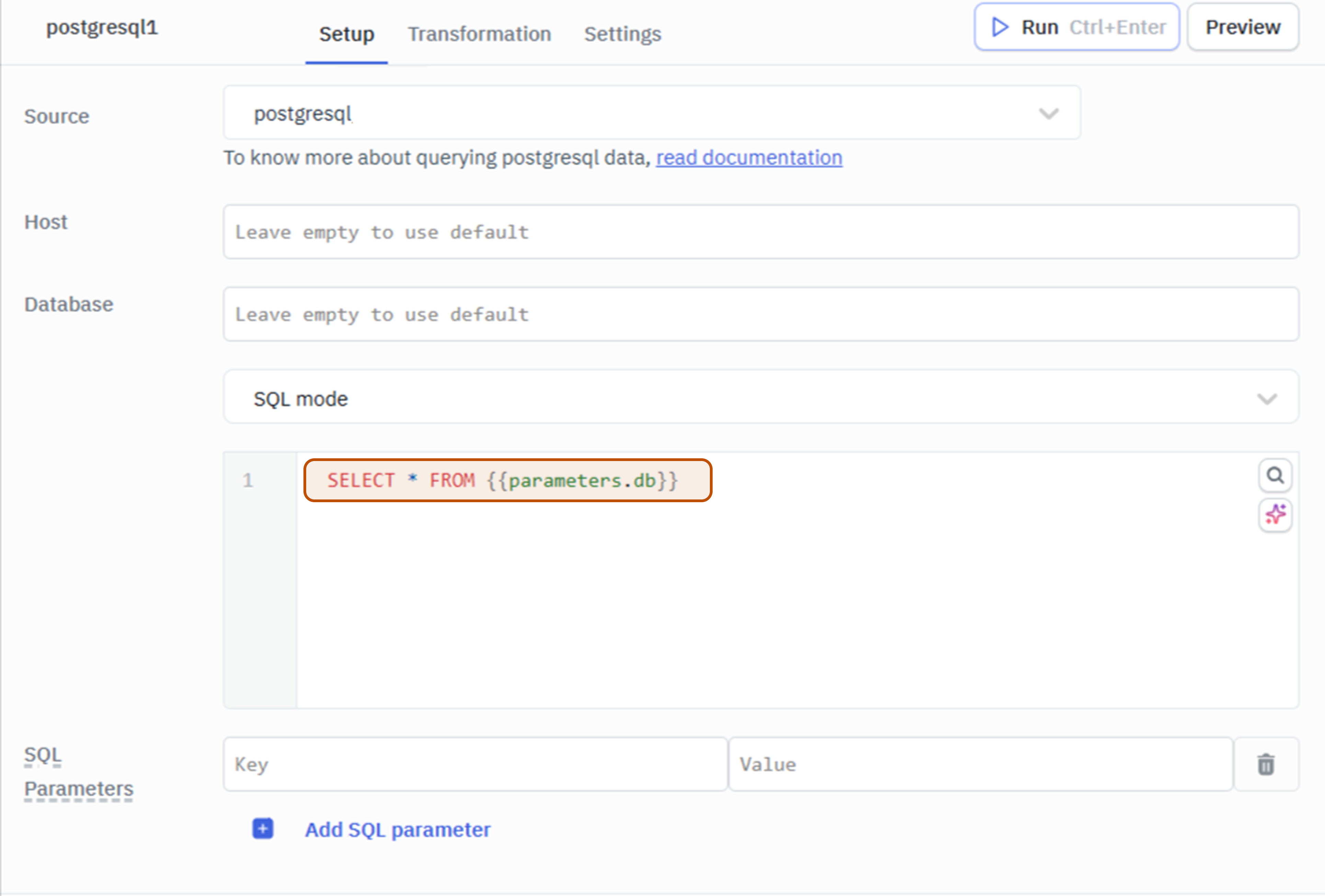 How to: use custom parameters