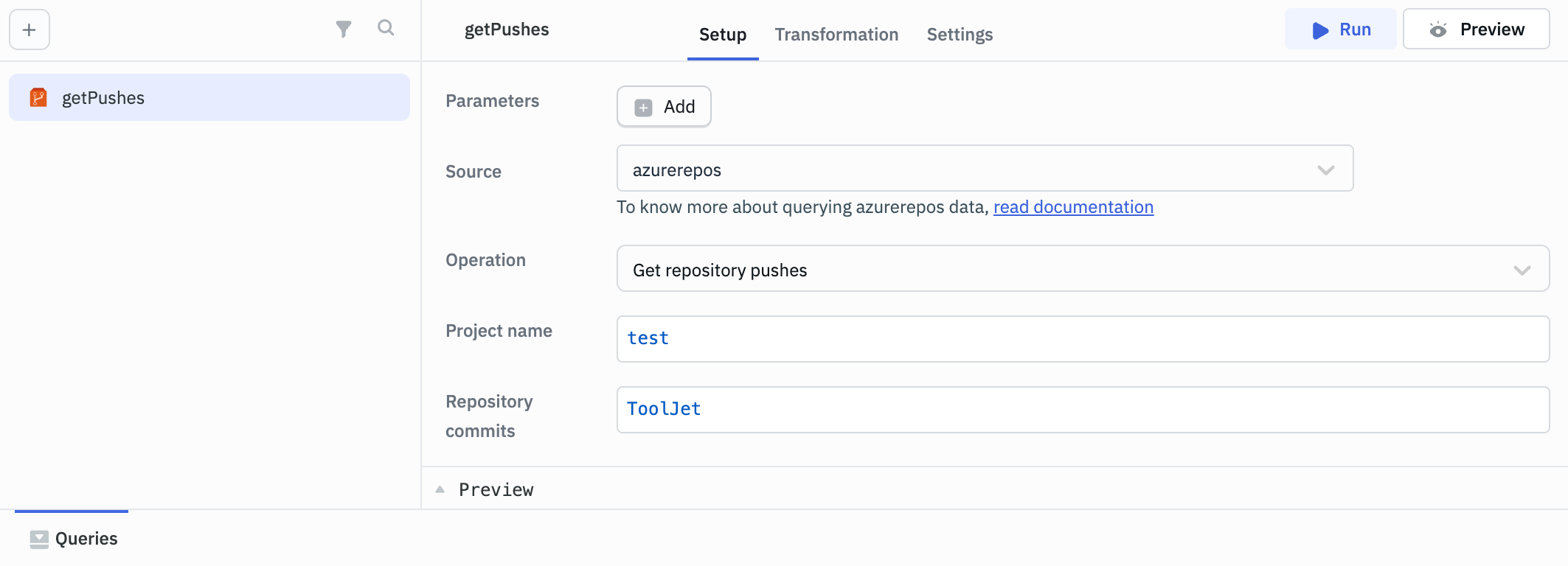 get repository pushes