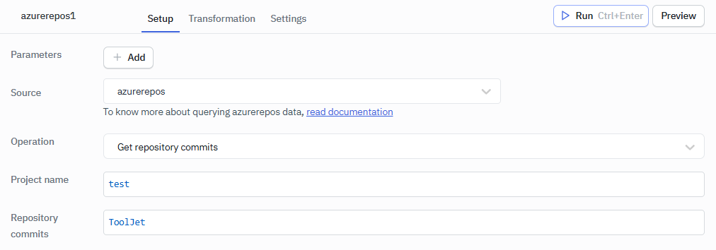 get repository commits