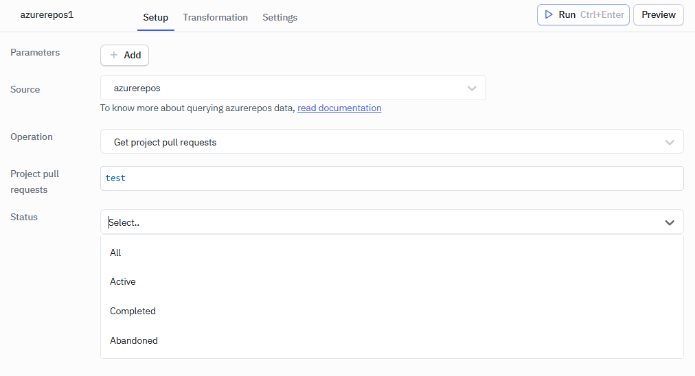 get project pull requests