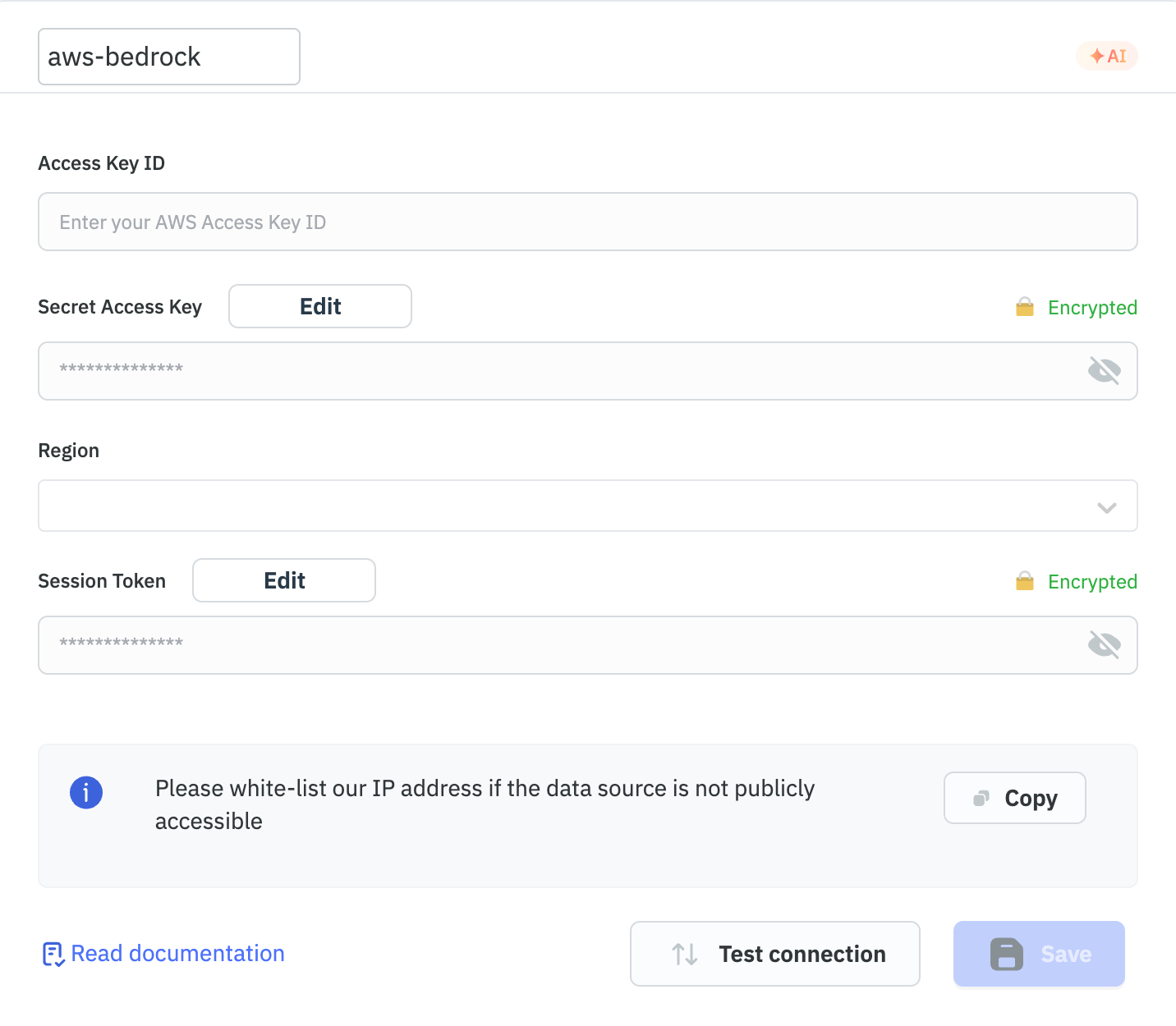 AWS Bedrock Connection