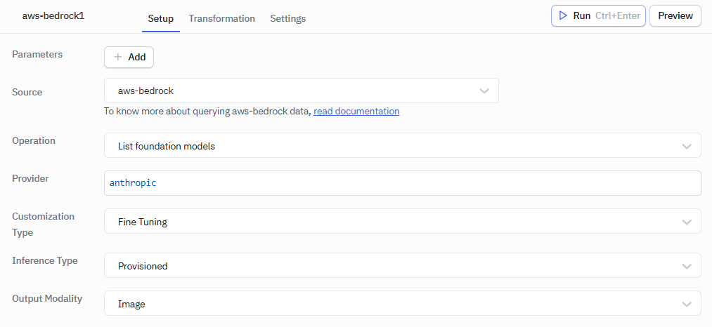 AWS Bedrock query