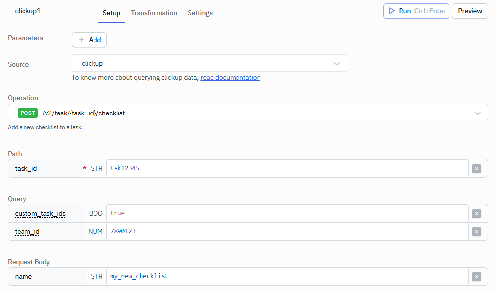 Clickup Querying