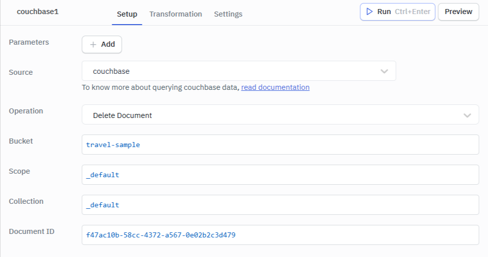 Delete Document Operation