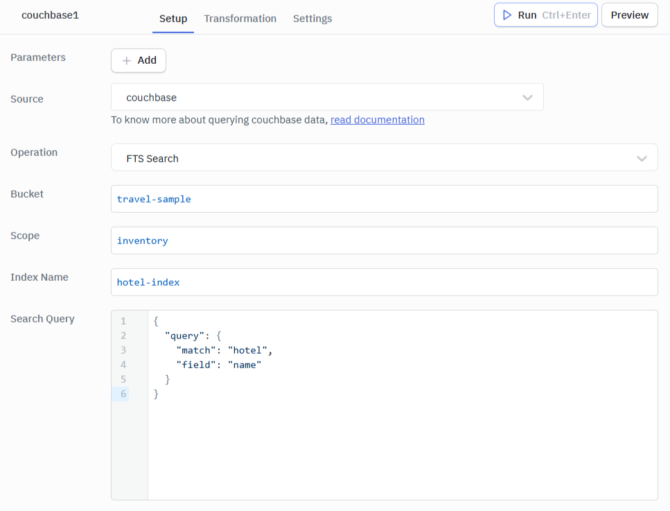 FTS Search Operation