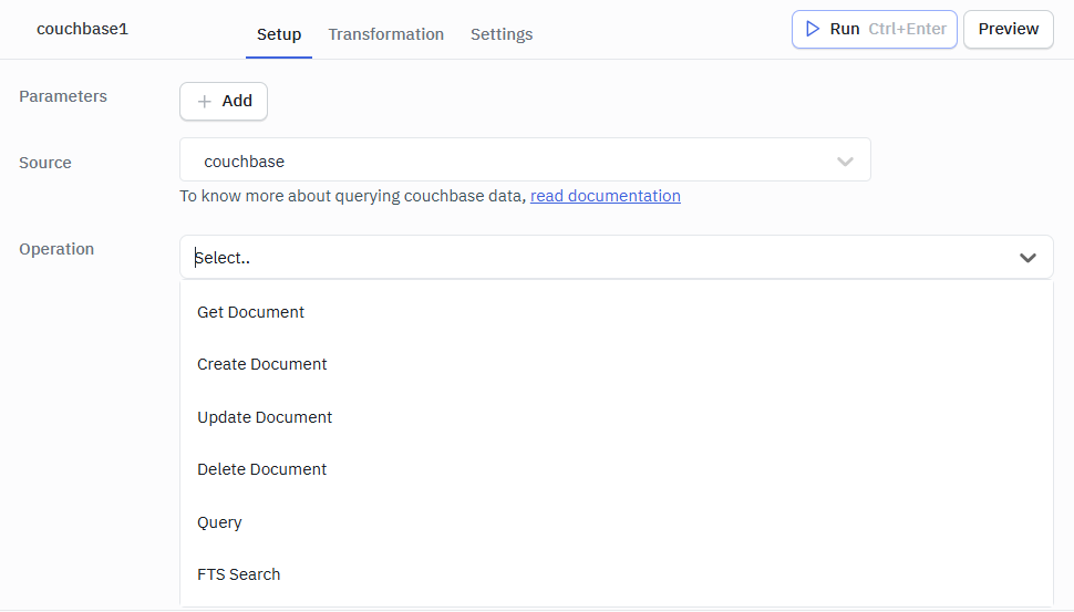 Couchbase operations