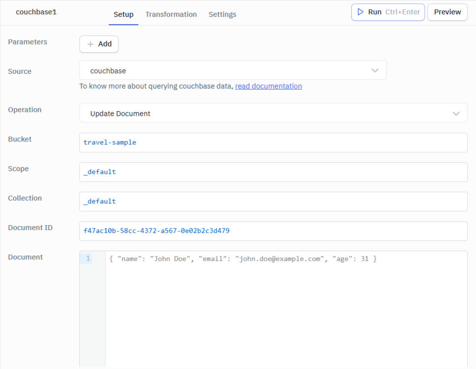 Update Document Operation