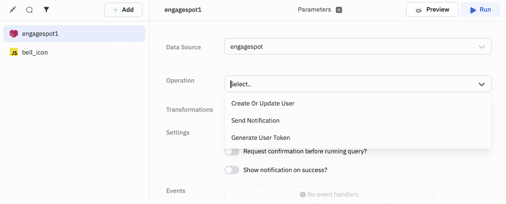 engagespot query
