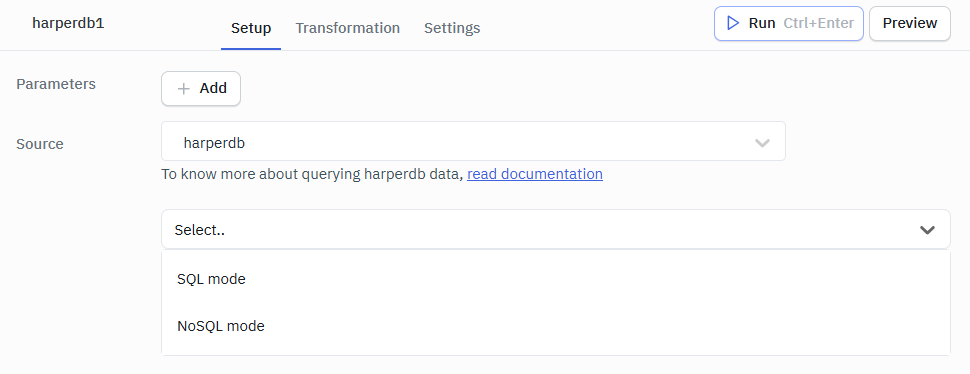 HarperDB supported ops