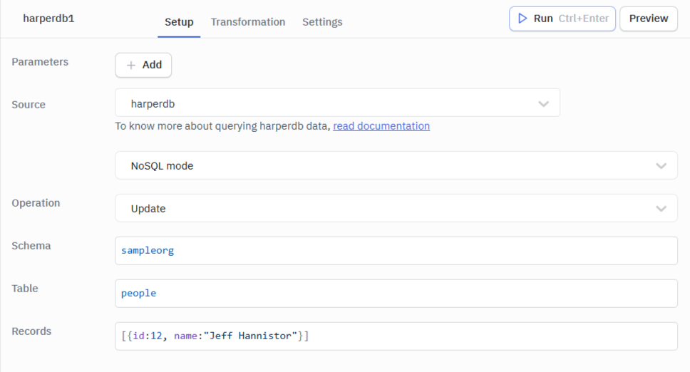 Marketplace: HarperDB