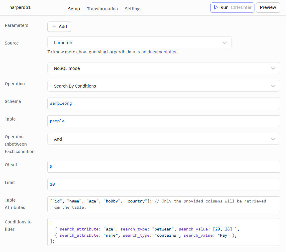 Marketplace: HarperDB