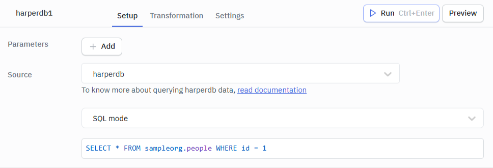 Marketplace: HarperDB