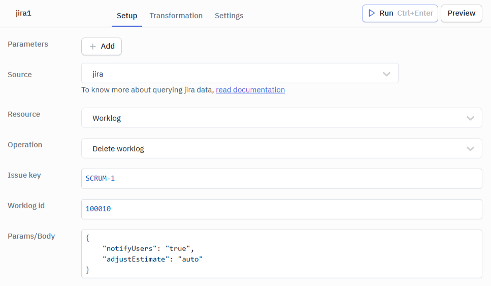 Jira Delete Worklog