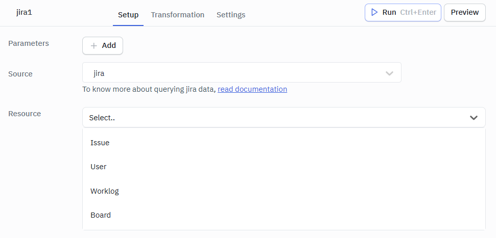 Jira supported operations