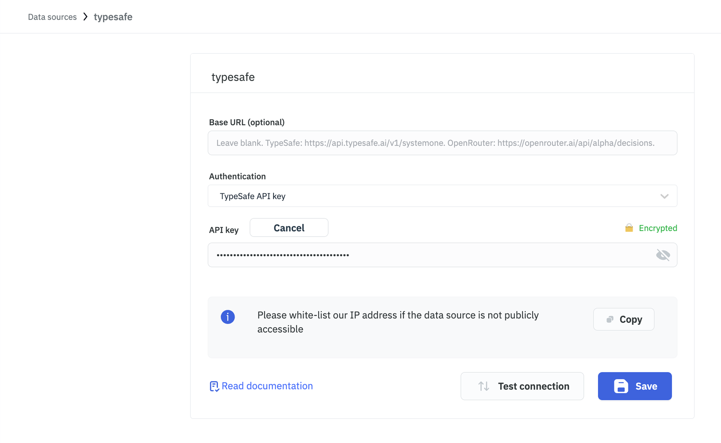 TypeSafe datasource configuration