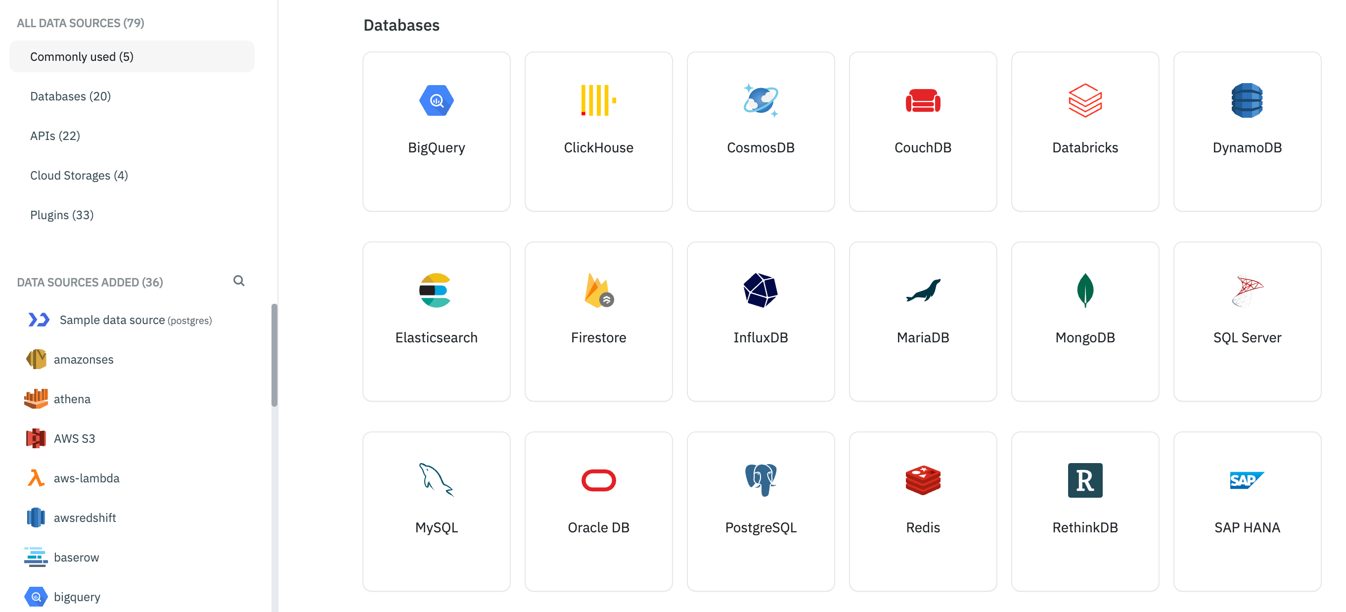 Platform Overview - Integrations List