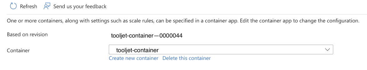 Deploying ToolJet on Azure container apps
