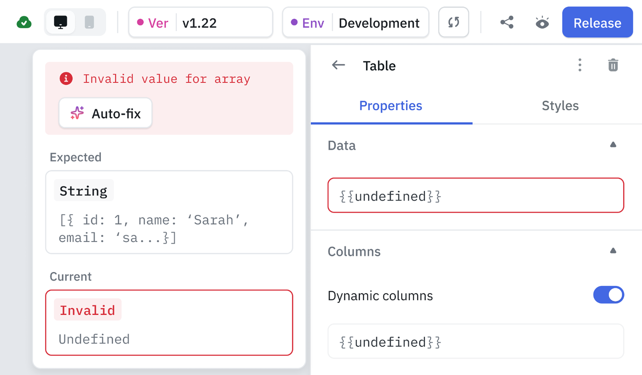 Fix with AI button in the code hinter