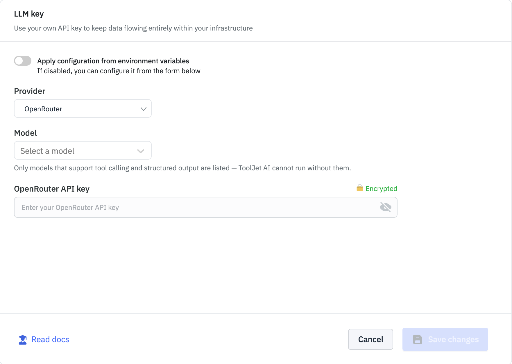 tooljet ai doc assistant