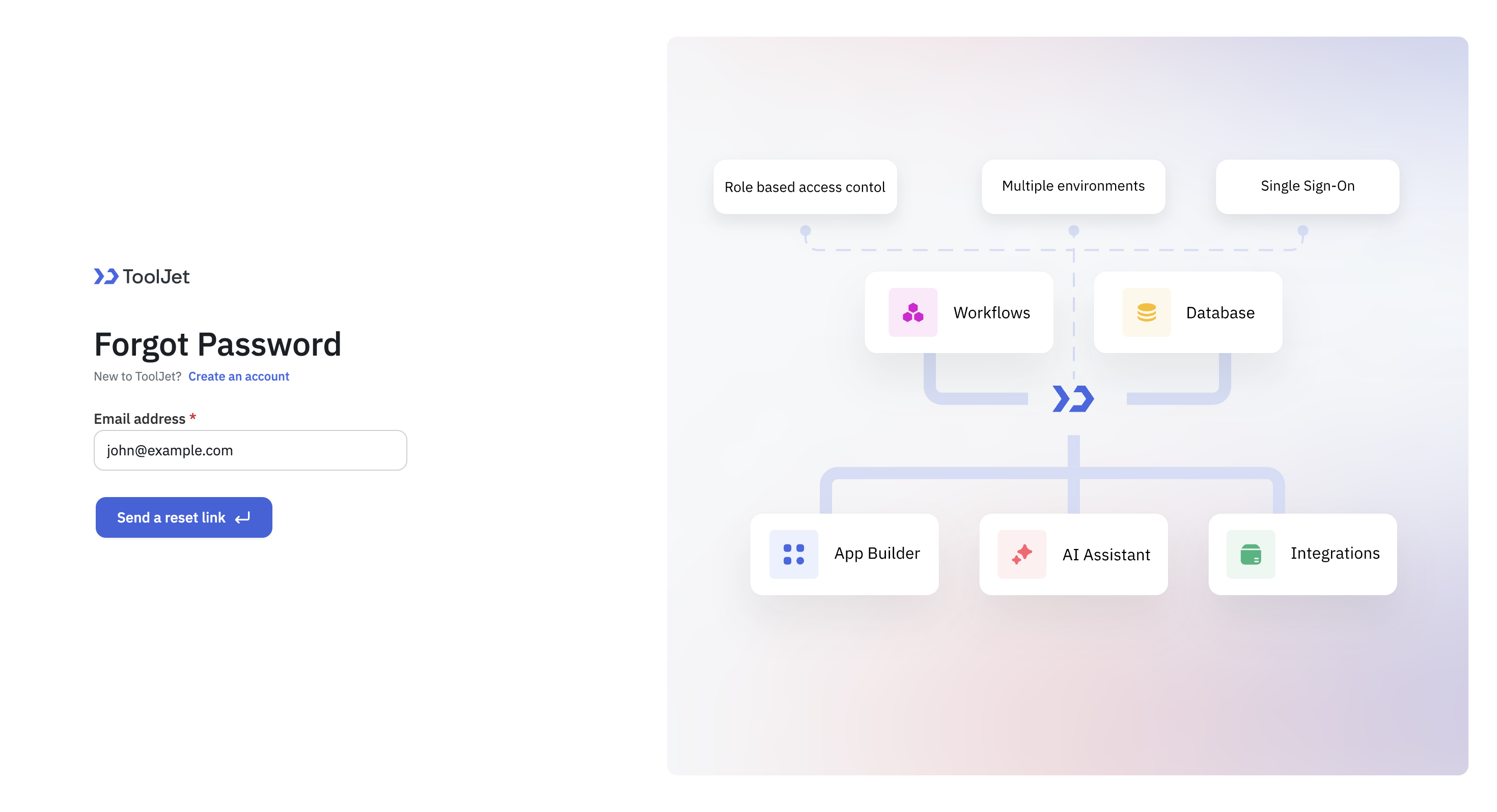 General Settings: Reset Password