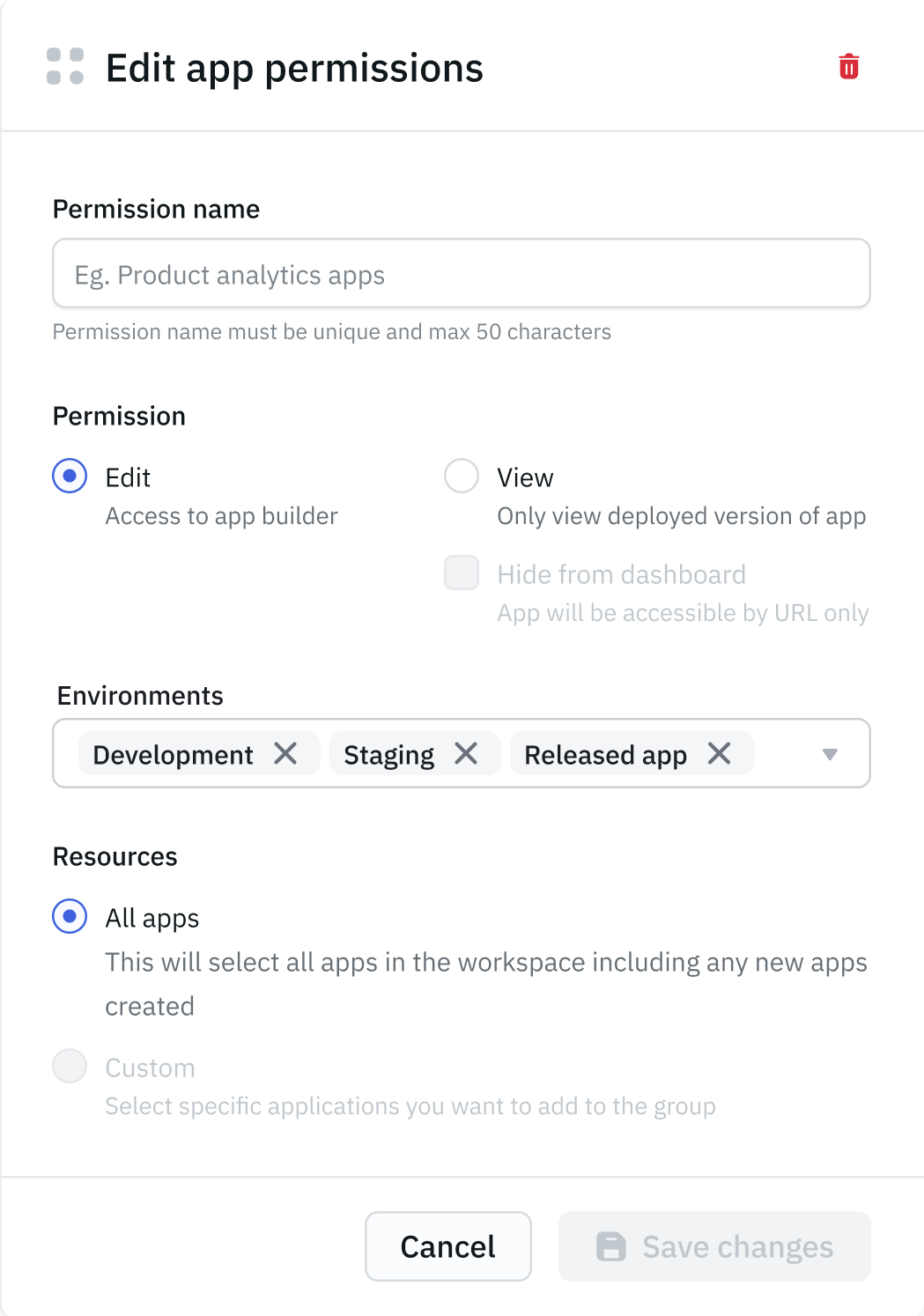 Create Custom Group